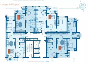 3-х комнатная квартира 84.5 м² в ЖК «Дом у озера»