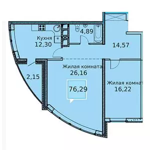 2-х комнатная квартира