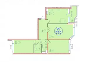 3-х комнатная квартира 83.2 ЖК «Лайм»
