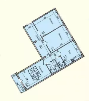 3-х комнатная квартира 79.6 м² в ЖК «Отрада»