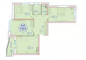 3-х комнатная квартира